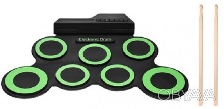 Описание Барабанов электронных USB гибких G3002, черно-зеленых
Барабаны электрон. . фото 1