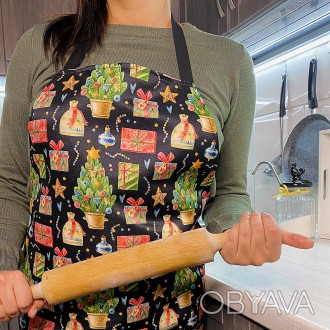 Кухонный фартук с полноцветным принтом – отличная идея подарка на любой пр. . фото 1