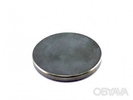 Круглий неодимовий магніт виготовлений у формі диска діаметром 30 мм і висотою 3. . фото 1