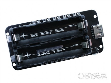 Battery Shield V8 для питания Arduino ESP8266 ESP32, 2x 18650 зарядное может исп. . фото 1