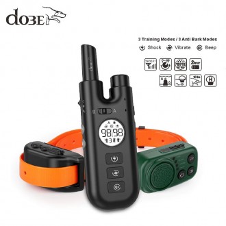 Ошейник для собак двойной Dobe PET600, електрошок, вибрация, антилай, бипер 8в1 . Киев. фото 1 Ошейник для собак двойной Dobe PET600, електрошок, вибрация, антилай, бипер 8в1 . Киев. фото 1