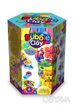 Набір для творчості Пластилін Bubble Clay Vase від виробника Danko Toys Товар ві. . фото 1