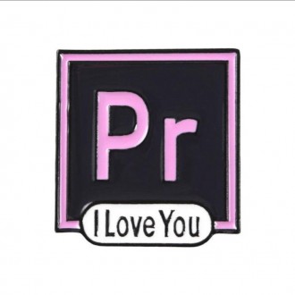 Металлический пин, значек Adobe Premiere Pro. Сумы. фото 1 Металлический пин, значек Adobe Premiere Pro. Сумы. фото 1