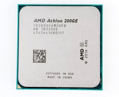Процессор AMD Athlon 200GE Raven Ridge (сграфикой Radeon Vega 3) 2x3.2GHz/4Mb/35. Токмак. фото 1 Процессор AMD Athlon 200GE Raven Ridge (сграфикой Radeon Vega 3) 2x3.2GHz/4Mb/35. Токмак. фото 1