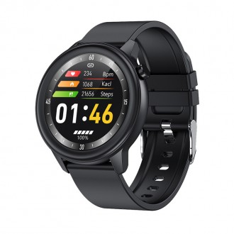 Умные часы Lemfo F81 Silicone с тонометром и пульсоксиметром (Midnight Black). Львів. фото 1 Умные часы Lemfo F81 Silicone с тонометром и пульсоксиметром (Midnight Black). Львів. фото 1