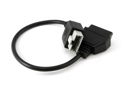Переходник с OBD2 16pin мама на Honda 5pin папа. Ровно. фото 1