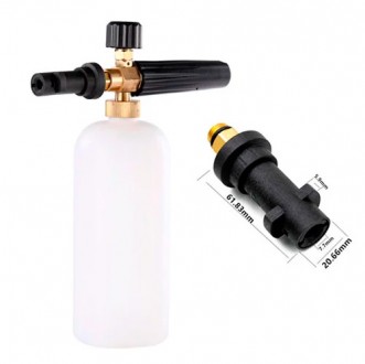 Пенная насадка пенник 1л для моек Karcher Керхер K 2 3 4 5 6 7, S10. Ровно. фото 1