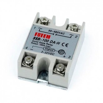 Однофазне твердотіле реле SSR-100DA-H 100A DC-AC. Рівне. фото 1 Однофазне твердотіле реле SSR-100DA-H 100A DC-AC. Рівне. фото 1