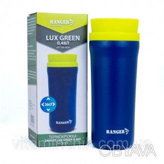 Термокружка Ranger Lux 0,48 L Green– это незаменимая вещь для людей которые всег. . фото 1