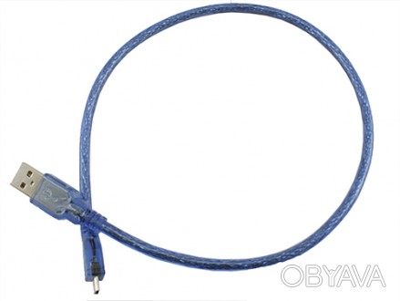 Екранований кабель USB - microUSB може використовуватися для підключення
 до ком. . фото 1