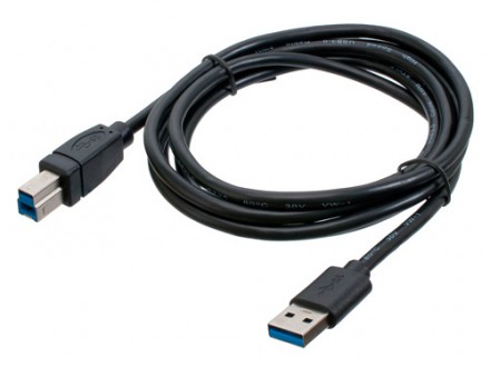 Кабель для принтера сканера, USB 3.0 AM - BM, 1.8м. Ровно. фото 1 Кабель для принтера сканера, USB 3.0 AM - BM, 1.8м. Ровно. фото 1