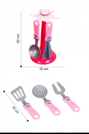Игрушка «Кухонный набор ТехноК» - это стойка с разнообразными кухонными принадле. . фото 3