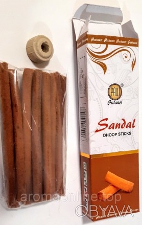 Безосновные благовония Sandal Dhoop sticks "Сандал", PAW Индия
Безосновные арома. . фото 1
