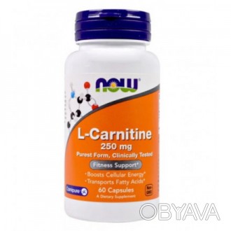 Л- Карнитин Now Foods L-Carnitine 250 мг 60 капсул