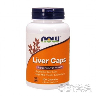 Натуральна домішка Очищення печінки Liver Caps Now Foods у капсулах No100
Бренд . . фото 1