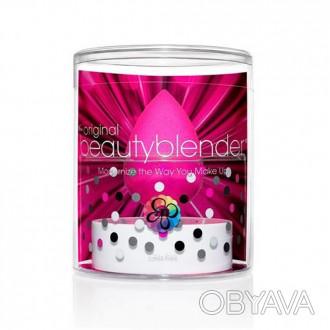 
Спонж beautyblender original розовый + мини мыло для очистки solid blenderclean. . фото 1