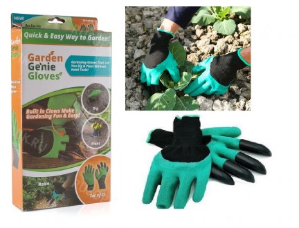 Рабочие  перчатки Garden Genie Glovers -  уникальное изобретение для садоводов.
. . фото 6