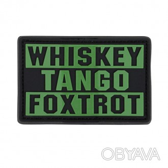 181007. Шеврон Whiskey Tango Foxtrot. Габарити: 5,08*7,62см. . фото 1