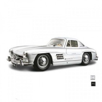 Модель авто - MERCEDES-BENZ 300 SL (1954) (серебристый 1:24) Bburago (n-1607). Київ. фото 1 Модель авто - MERCEDES-BENZ 300 SL (1954) (серебристый 1:24) Bburago (n-1607). Київ. фото 1