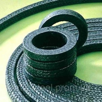 Сальниковая набивка АС 14х14 мм поставка от одного мотка. Винница. фото 1