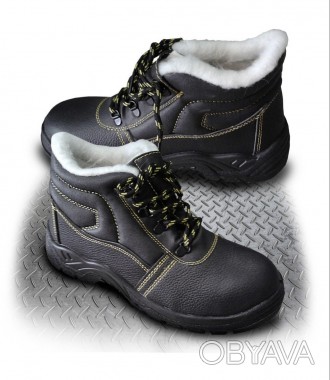 Защитные рабочие ботинки REIS BRYES-TO-SB утепленные. 
Материал: прессованная к. . фото 1
