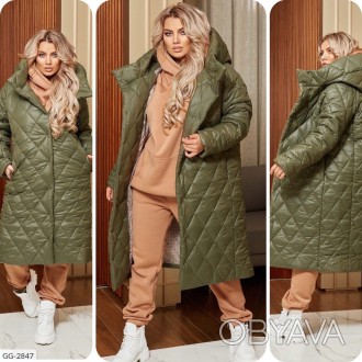 Женское зимнее Длинное Стеганное Пальто синтепоновое Батал
Код 015312
Цена: 1110. . фото 1