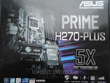 
Asus PRIME H270-PLUS (Rev. 1.02) Socket 1151 + Intel Celeron G3900 (2x2.8GHz) B. . фото 6