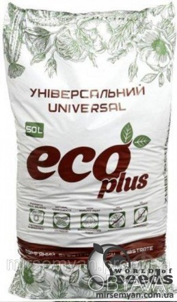ECO PLUS для рассады 50 л Субстрат для посева семян и выращивания рассады. Харак. . фото 1