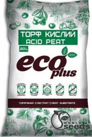 Субстрат Торф кислый 20л ECO PLUS. Тернополь. фото 1 Субстрат Торф кислый 20л ECO PLUS. Тернополь. фото 1
