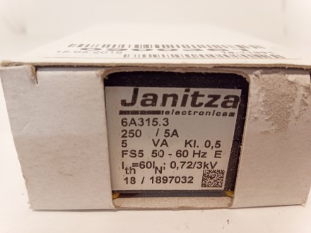 ТЕХНИЧЕСКИЕ ХАРАКТЕРИСТИКИ:
Производитель: Janitza electronics GmbH
Первичный . . фото 3