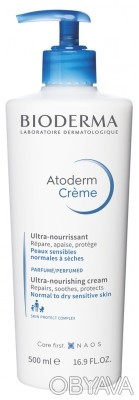 Ультра-питательный крем парфюмированный для лица и тела Биодерма Атодерм Bioderm. . фото 1