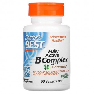 Комплекс витаминов B в активной форме от Doctor's Best содержит все восемь в. . фото 2