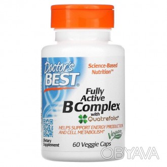Комплекс витаминов B в активной форме от Doctor's Best содержит все восемь в. . фото 1