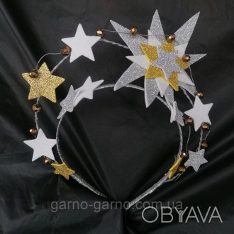 Різдвяна зірка обруч Обруч звезда Корона для Снежинки Снежной королевы Корона зв