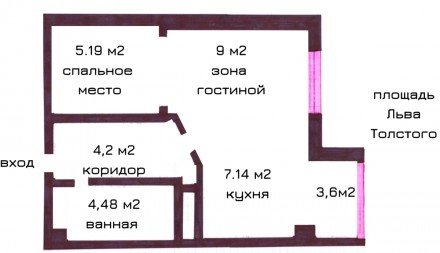 17 Жемчужина - дом с центре города, со своей закрытой территорией. 
Квартира 39 . Приморский. фото 6