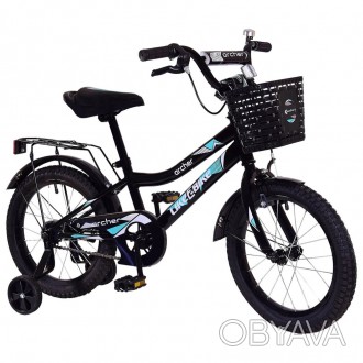 Обзор Велосипед детский 2-х колесный 16 Like2bike Archer, черныйВелосипед детски. . фото 1