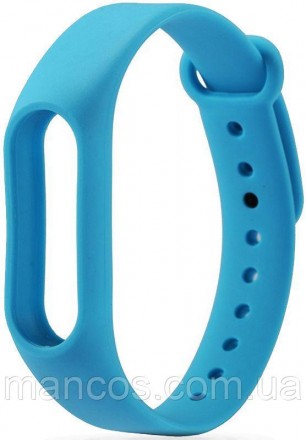 Силиконовый ремешок для Xiaomi Mi Band 2 голубой. Кривой Рог. фото 1 Силиконовый ремешок для Xiaomi Mi Band 2 голубой. Кривой Рог. фото 1