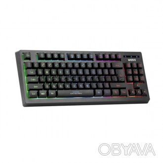 Компактная мембранная игровая клавиатура Marvo K607 разработана для игроманов. П. . фото 1