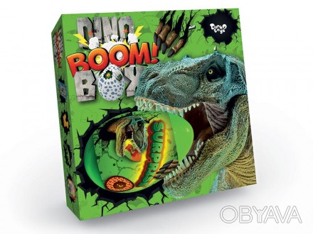 Креативне творчість "Dino Boom Box" український, в кор. 18*18*4см (6шт). . фото 1