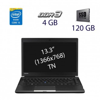 Ноутбук Toshiba Portege R30-a-11j / 13.3" (1366x768) TN / Intel Core i5-4300M (2. Львів. фото 1 Ноутбук Toshiba Portege R30-a-11j / 13.3" (1366x768) TN / Intel Core i5-4300M (2. Львів. фото 1