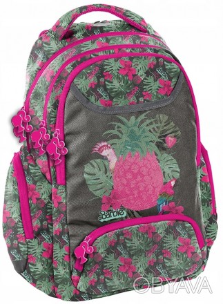  Яркий женский рюкзак для города Paso BAH-2908 22L Серо-розовый Рюкзак выполнен . . фото 1