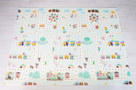 Развивающий коврик детский термо "Аттракцион | Ростомер" 200х180х1см (203). Одесса. фото 1