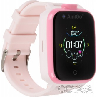 Детские смарт-часы AmiGo GO006 GPS 4G WIFI VIDEOCALL оснащены:- 4G - поддерживаю. . фото 1