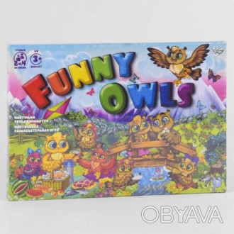 Гра настільна, розважальна "Funny Owls" (20шт). . фото 1