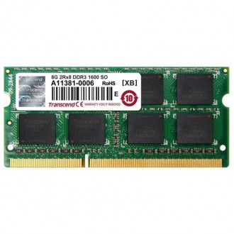 Память So-Dimm Transcend 1x4Gb PC3-12800 1600MHz (JM1600KSH-4G). Киев. фото 1 Память So-Dimm Transcend 1x4Gb PC3-12800 1600MHz (JM1600KSH-4G). Киев. фото 1