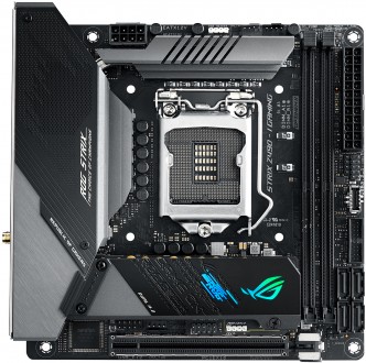 Материнская плата ASUS ROG Strix Z490-I Gaming (s1200 Z490) mITX. Киев. фото 1 Материнская плата ASUS ROG Strix Z490-I Gaming (s1200 Z490) mITX. Киев. фото 1