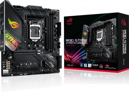 Материнская плата ASUS ROG STRIX Z490-G GAMING WI-FI (s1200 Z490) mATX. Киев. фото 1 Материнская плата ASUS ROG STRIX Z490-G GAMING WI-FI (s1200 Z490) mATX. Киев. фото 1