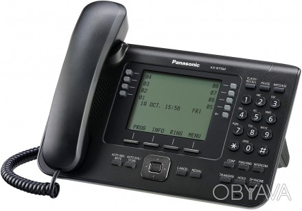 IP-телефон PANASONIC KX-NT560RU Black для АТС KX-TDE/NCP/NS. . фото 1
. . фото 1