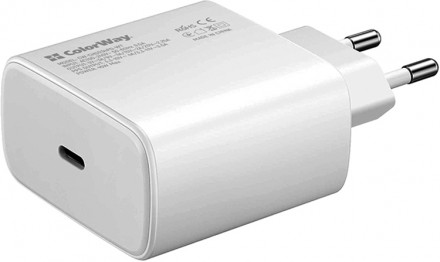 Сетевое зарядное устройство COLORWAY Power Delivery Port PPS White (CW-CHS034PD-. Киев. фото 1 Сетевое зарядное устройство COLORWAY Power Delivery Port PPS White (CW-CHS034PD-. Киев. фото 1