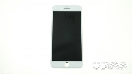 Модуль матрица + тачскрин для Apple iPhone 8 Plus, white (с рамкой)(PRC)